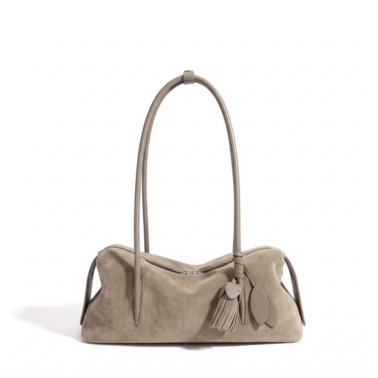 Sac SOLÈNE taupe, vue de face