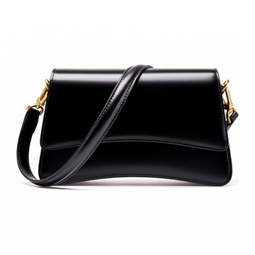 Sac LADYS noir, vue de face