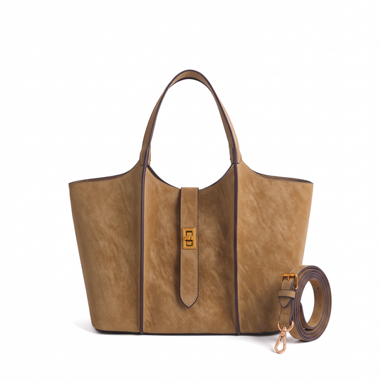 Sac GRACE camel, vue de face