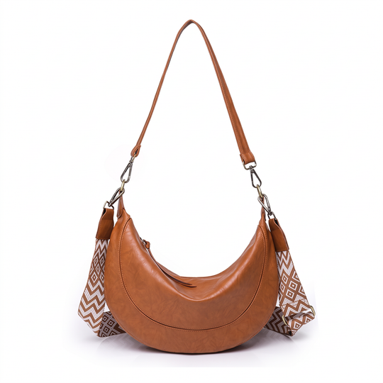 Sac LUNA camel, vue de face