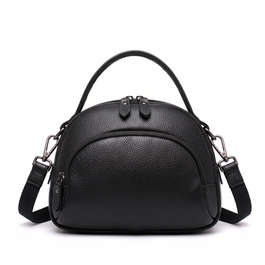 Sac CLEO noir, vue de face