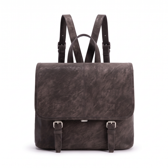 Sac à dos FREYA marron foncé, vue de face