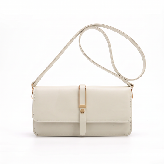 Sac ELLA blanc, vue de face