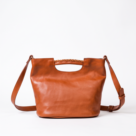 Sac LINA terracotta, vue de face