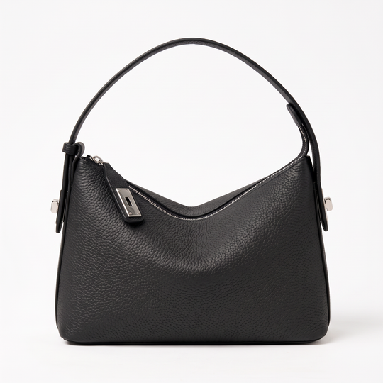 Sac BRUNA noir, vue de face