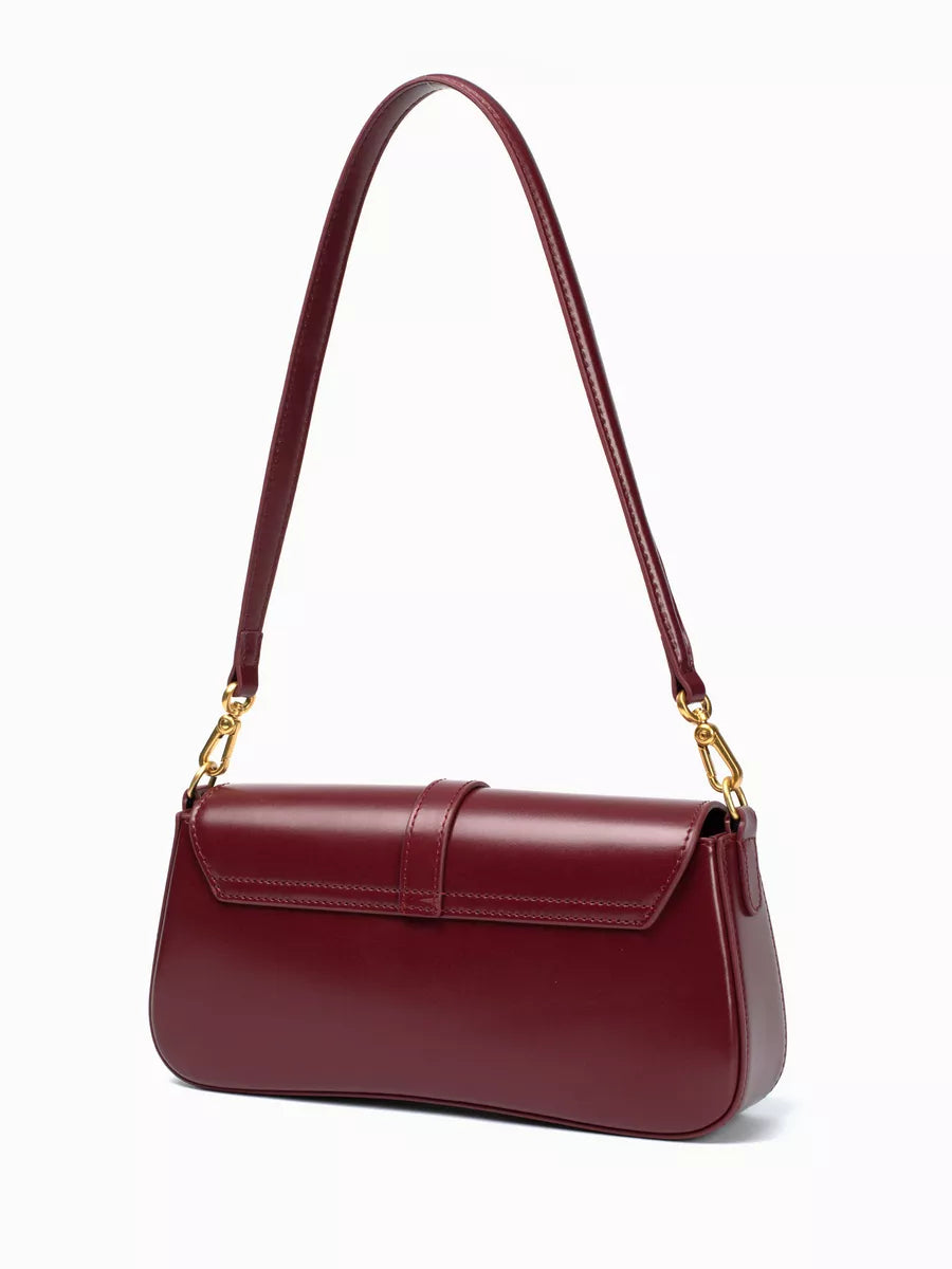 LADY – Sac à rabat rétro en cuir (vue 9) – YUMIKA