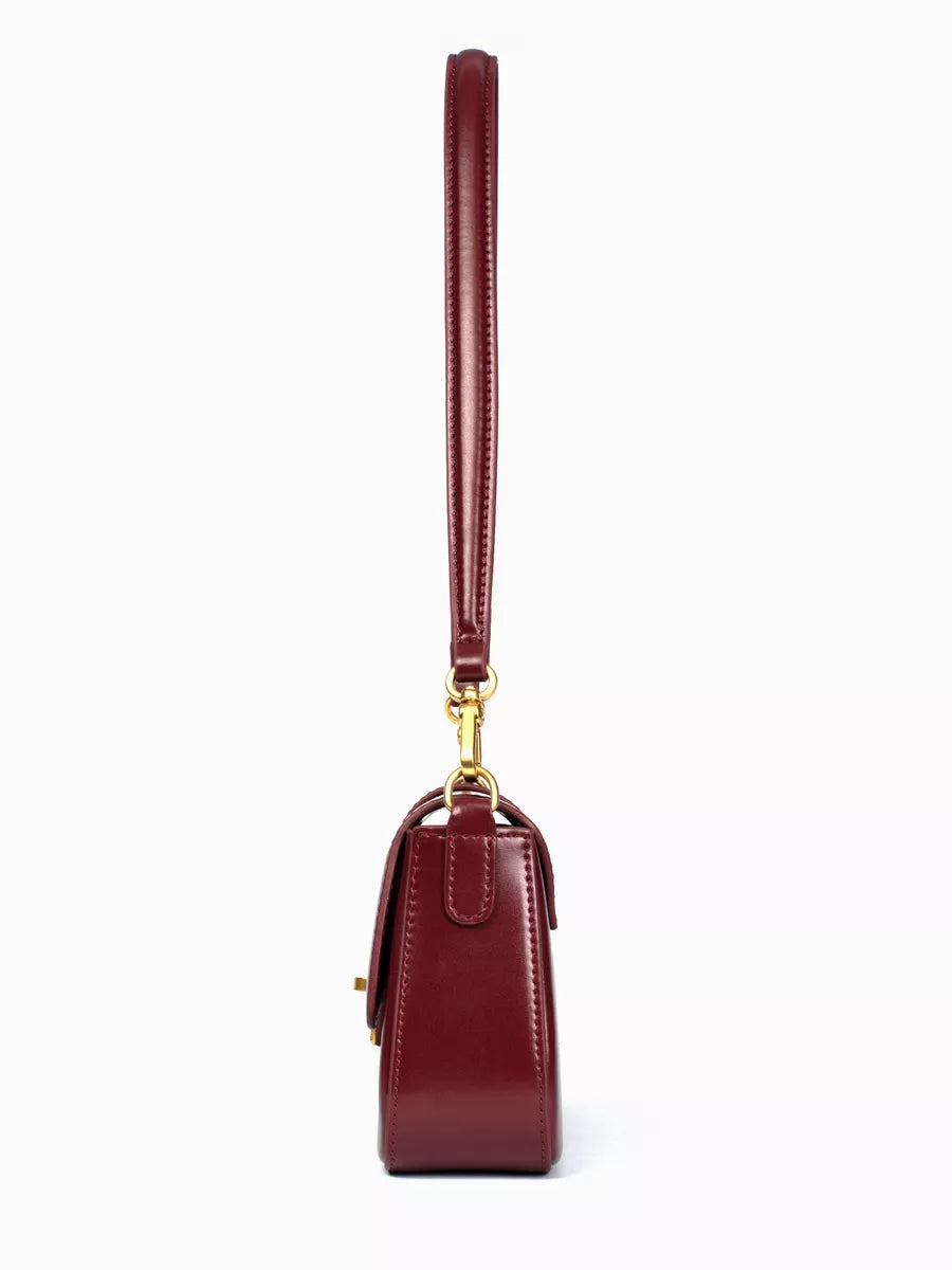 LADY – Sac à rabat rétro en cuir (vue 12) – YUMIKA