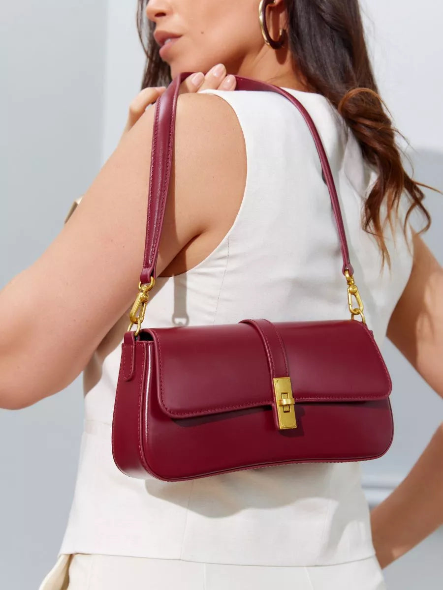 LADY – Sac à rabat rétro en cuir (vue 20) – YUMIKA