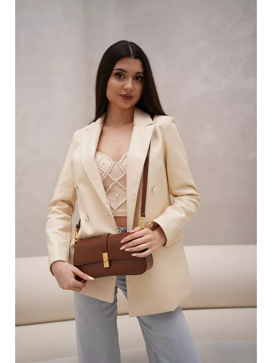 LADY – Sac à rabat rétro en cuir (vue 13) – YUMIKA