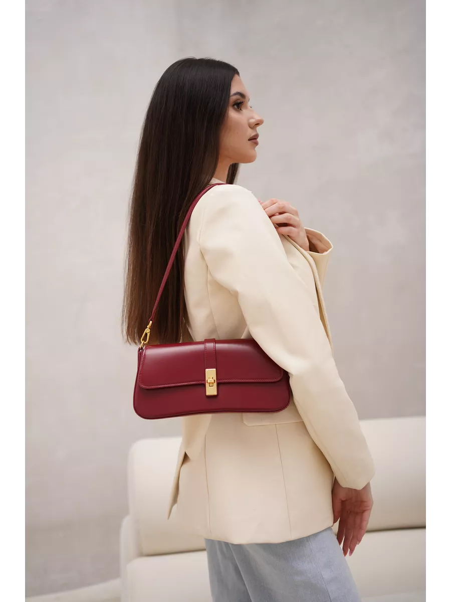 LADY – Sac à rabat rétro en cuir (vue 17) – YUMIKA