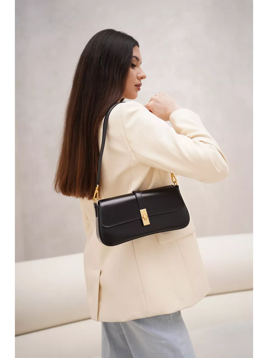 LADY – Sac à rabat rétro en cuir (vue 15) – YUMIKA