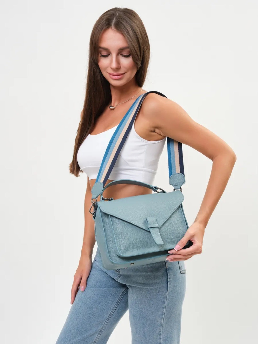 Sac BEYA bleu – photo portée