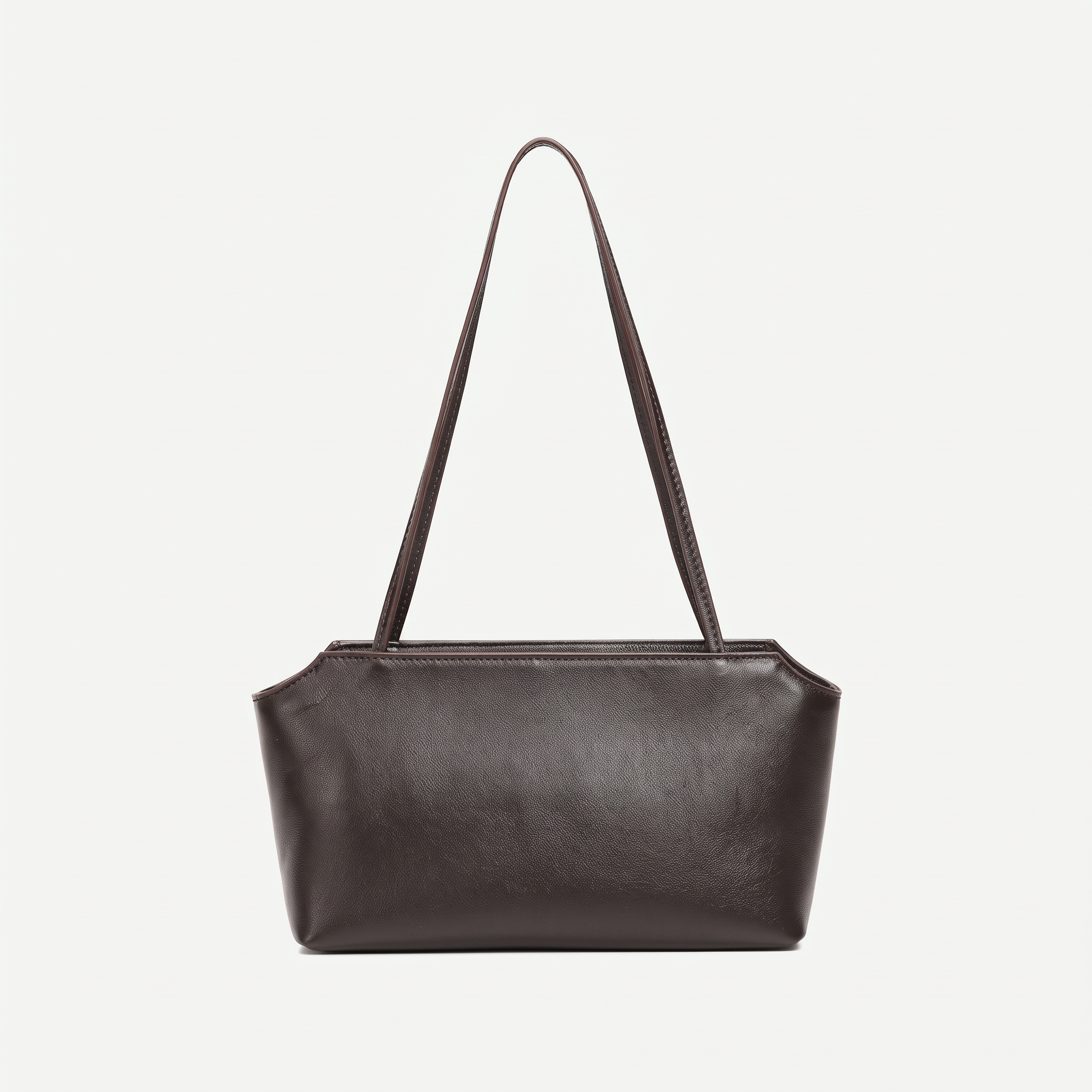 Sac ADÈLE marron foncé, vue de face