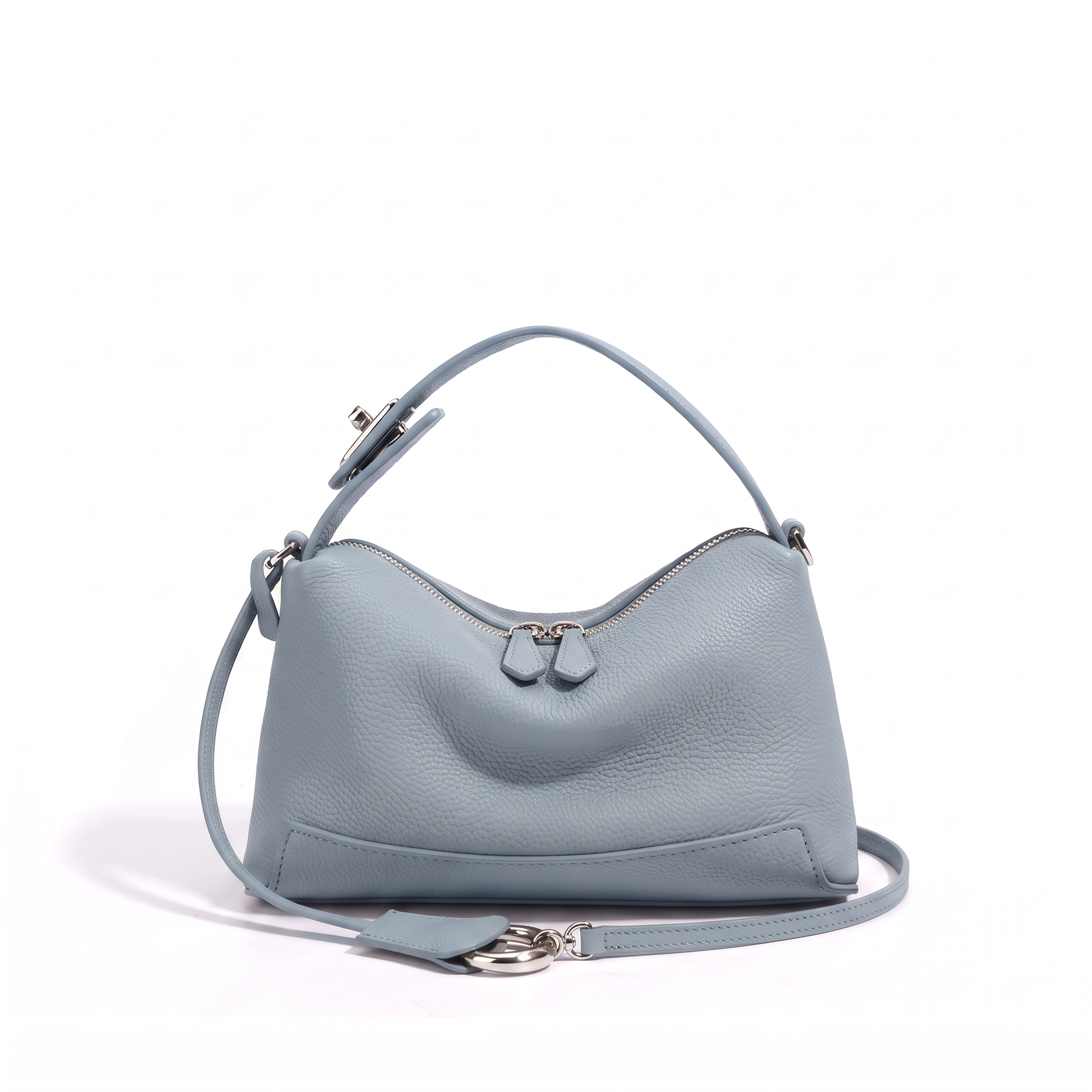 Sac ANAÏS bleu ciel, vue de face