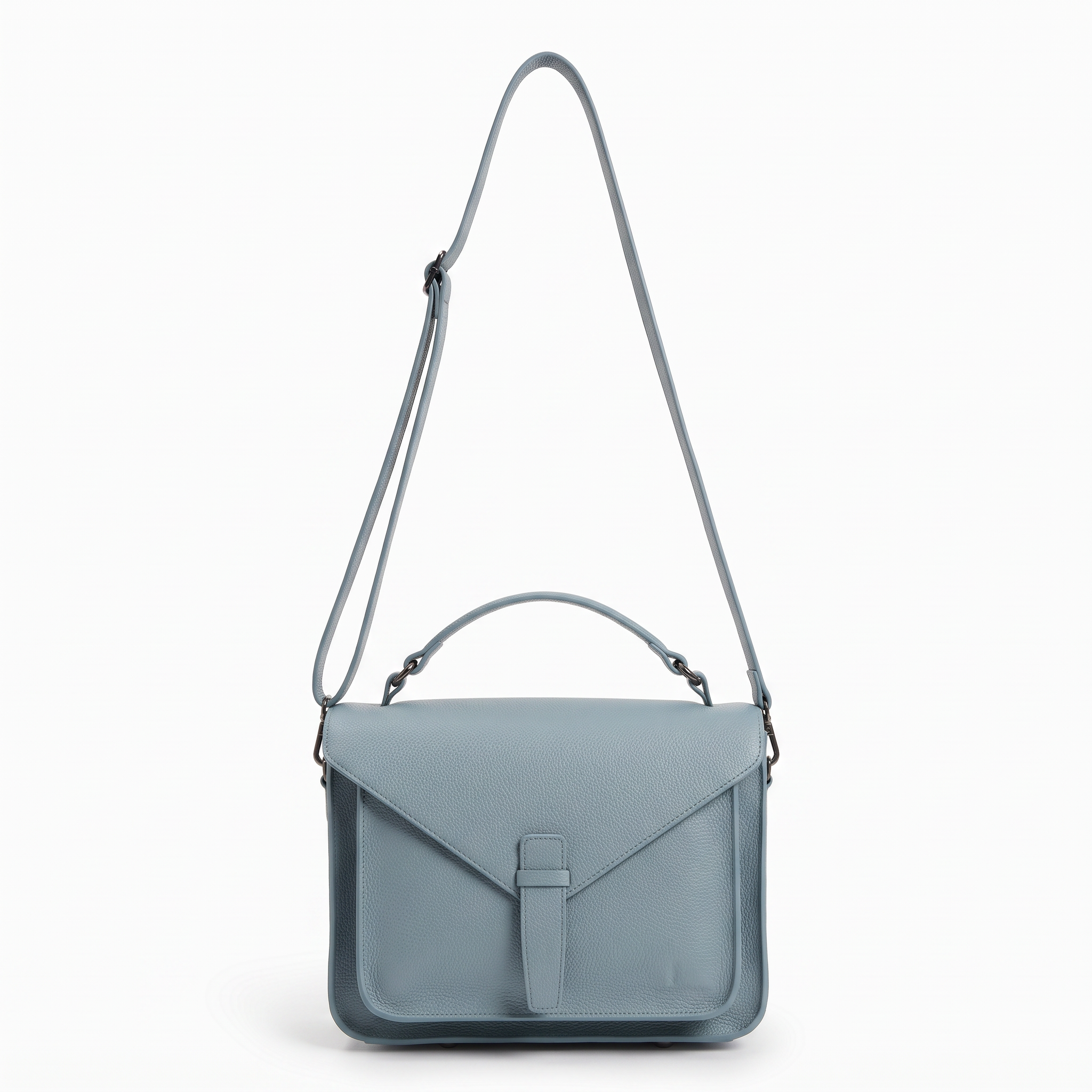 Sac BEYA bleu gris, vue de face