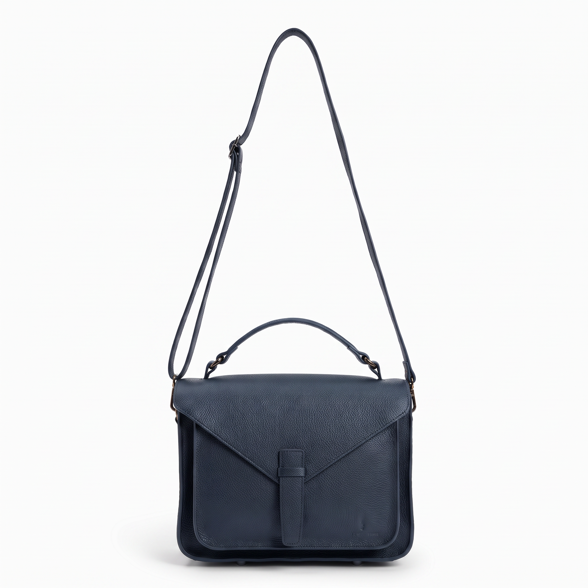Sac BEYA bleu jean, vue de face