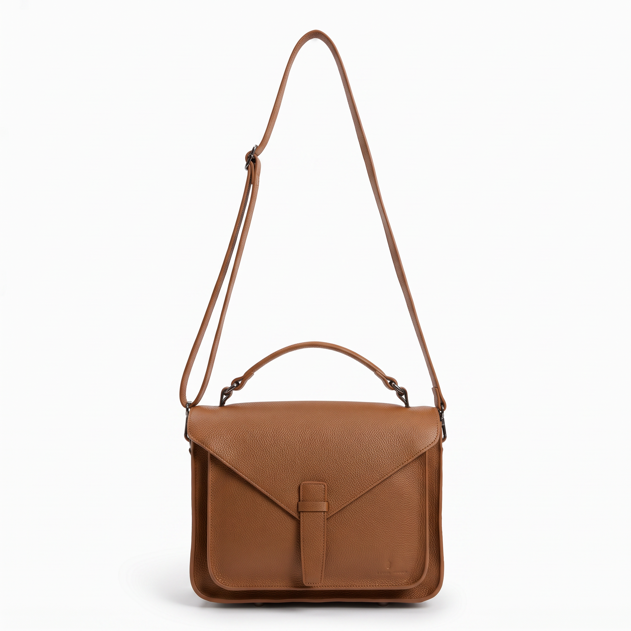 Sac BEYA camel, vue de face