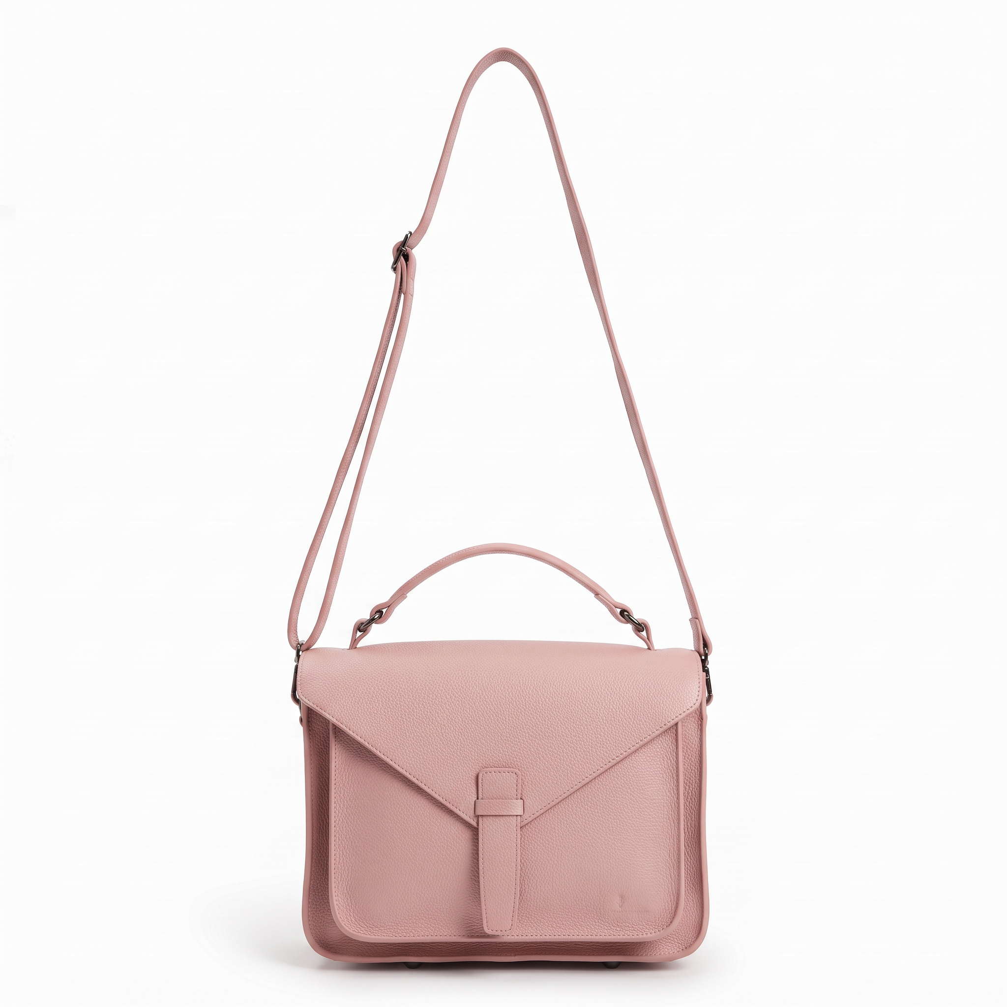 Sac BEYA rose poudré, vue de face