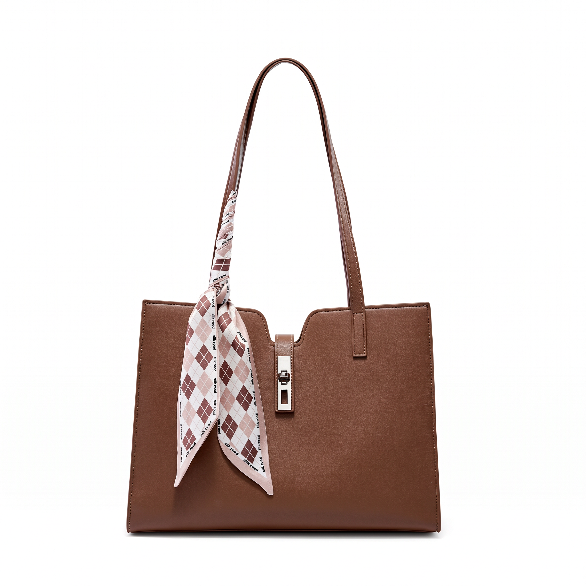 Sac cabas BIANCA camel, vue de face