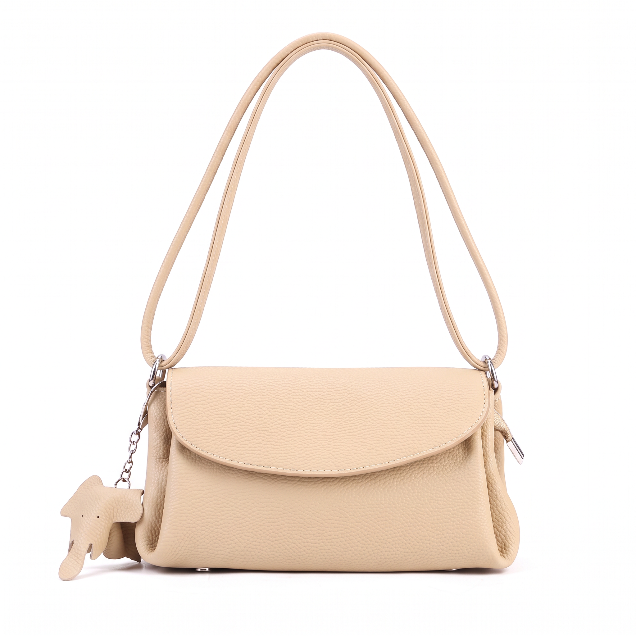 Sac CORA crème, vue de face