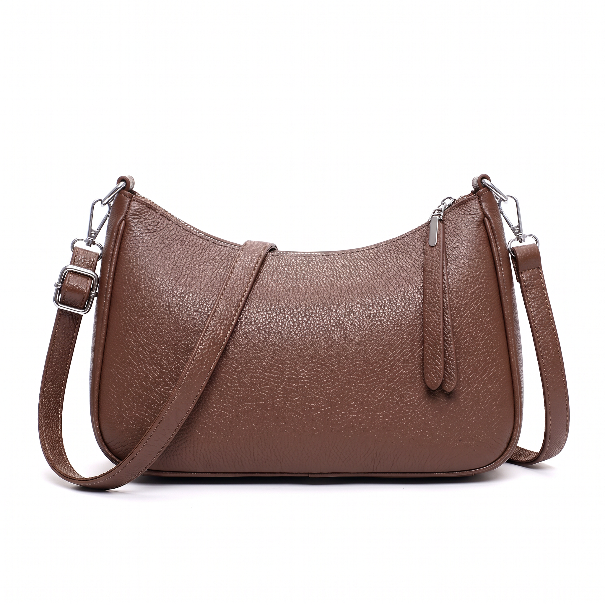 Sac DALIA marron, vue de face