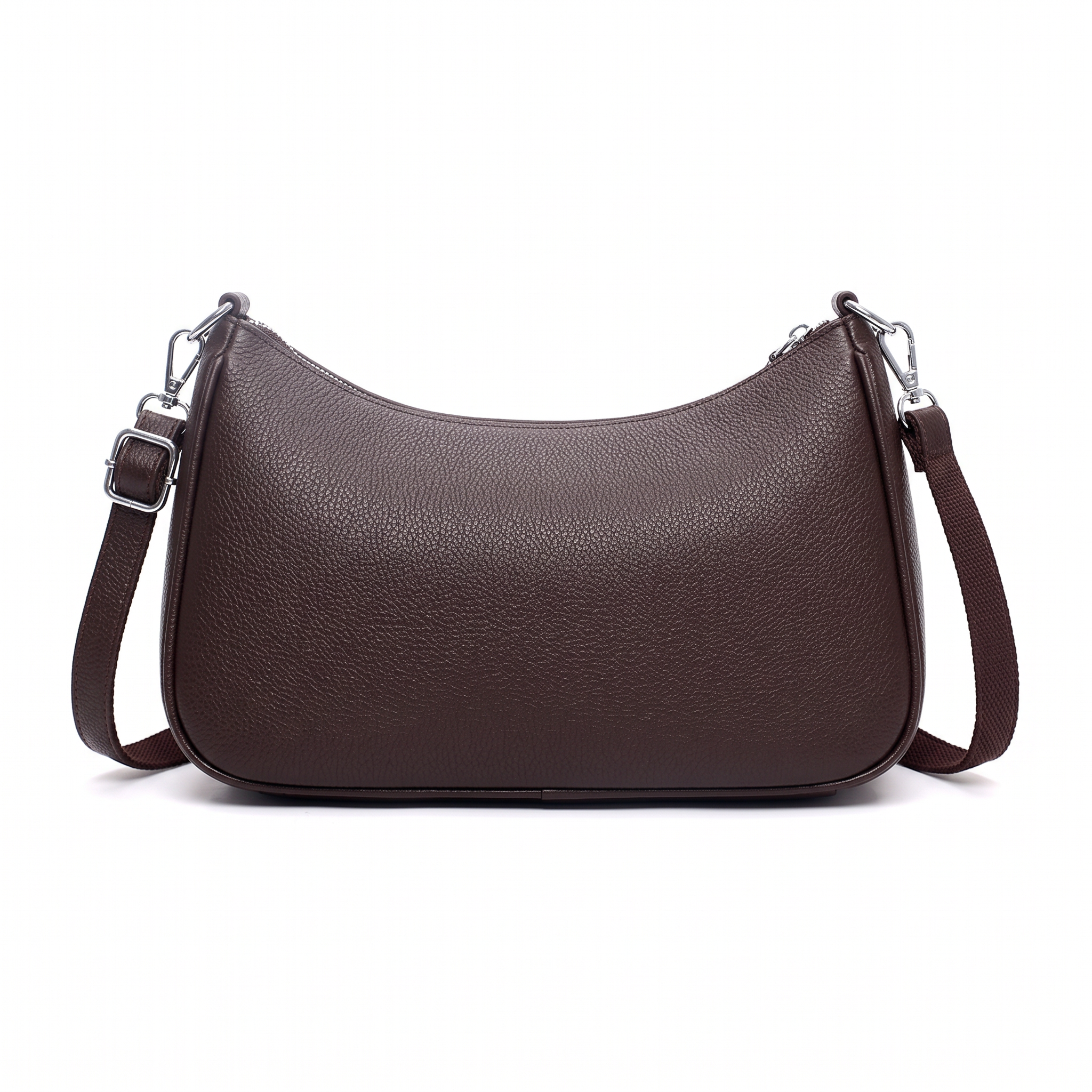 Sac DALIA marron foncé, vue de face