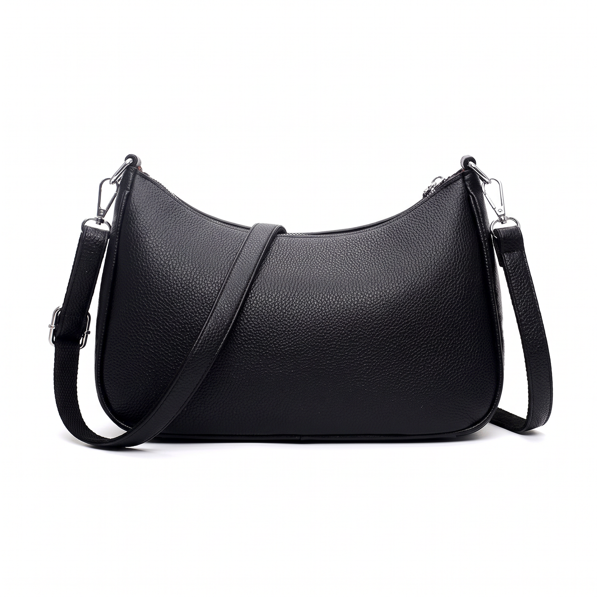 Sac DALIA noir, vue de face