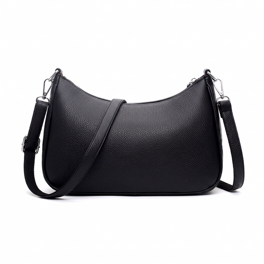 Sac DALIA noir, vue de face