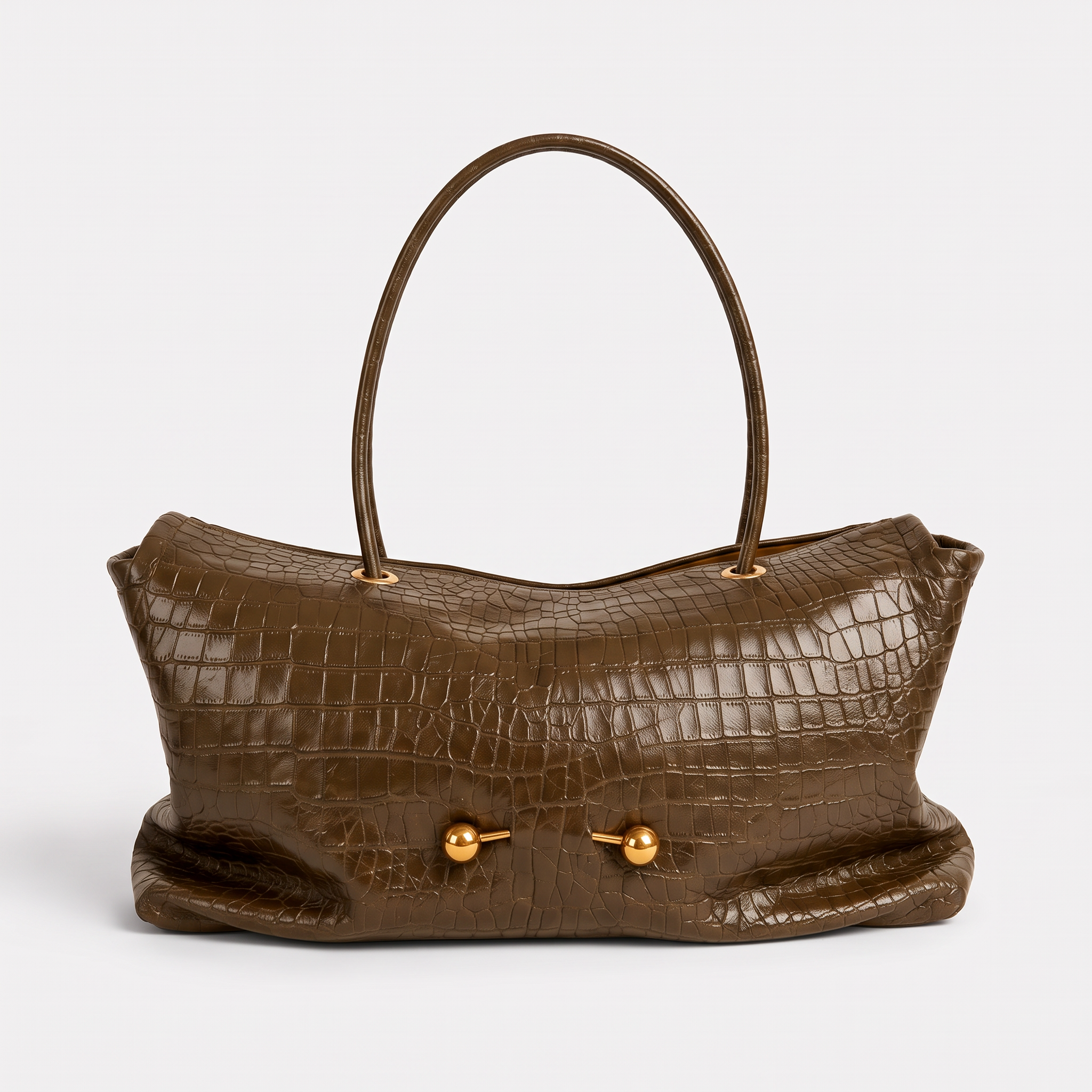 Sac ELSA marron clair, vue de face