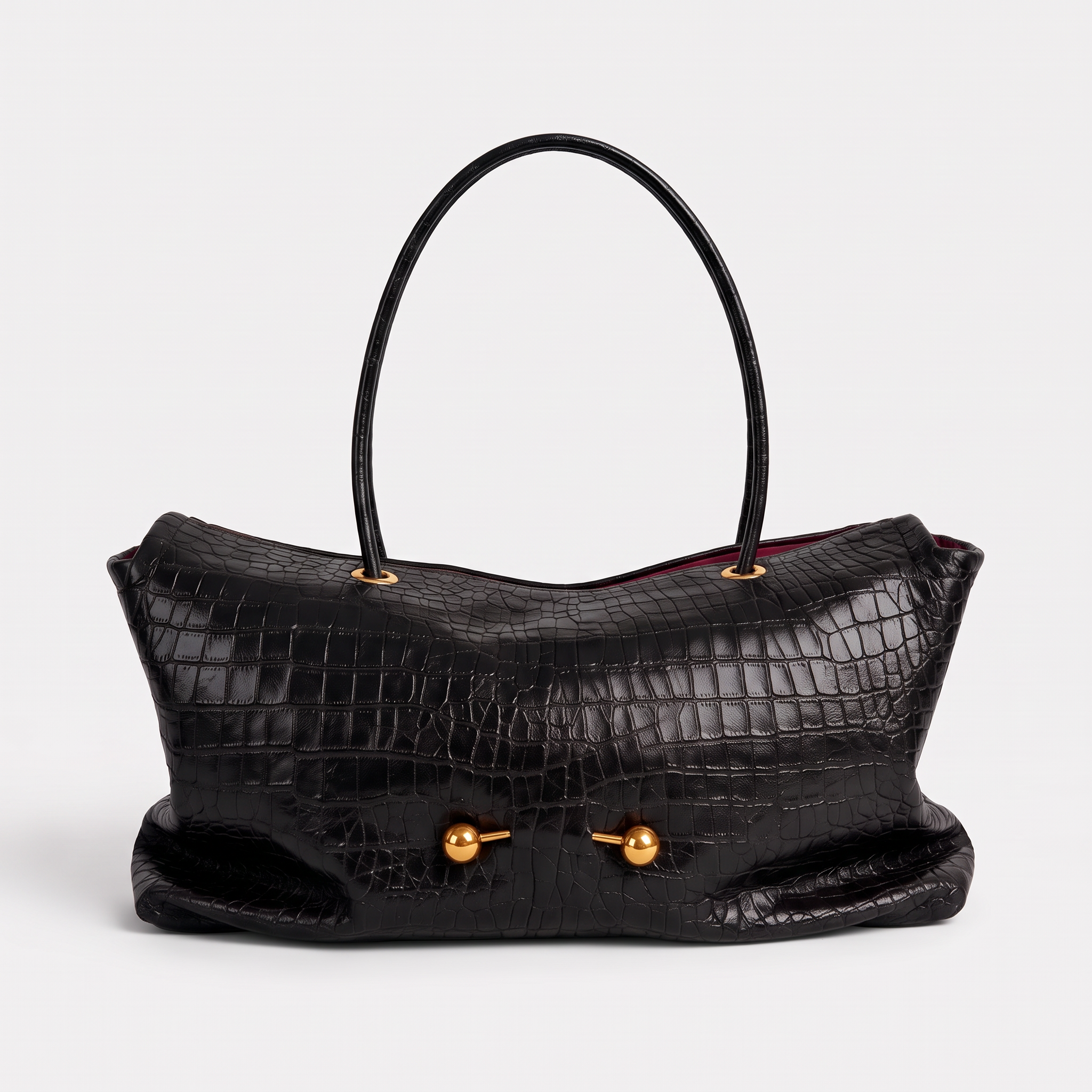 Sac ELSA noir, vue de face