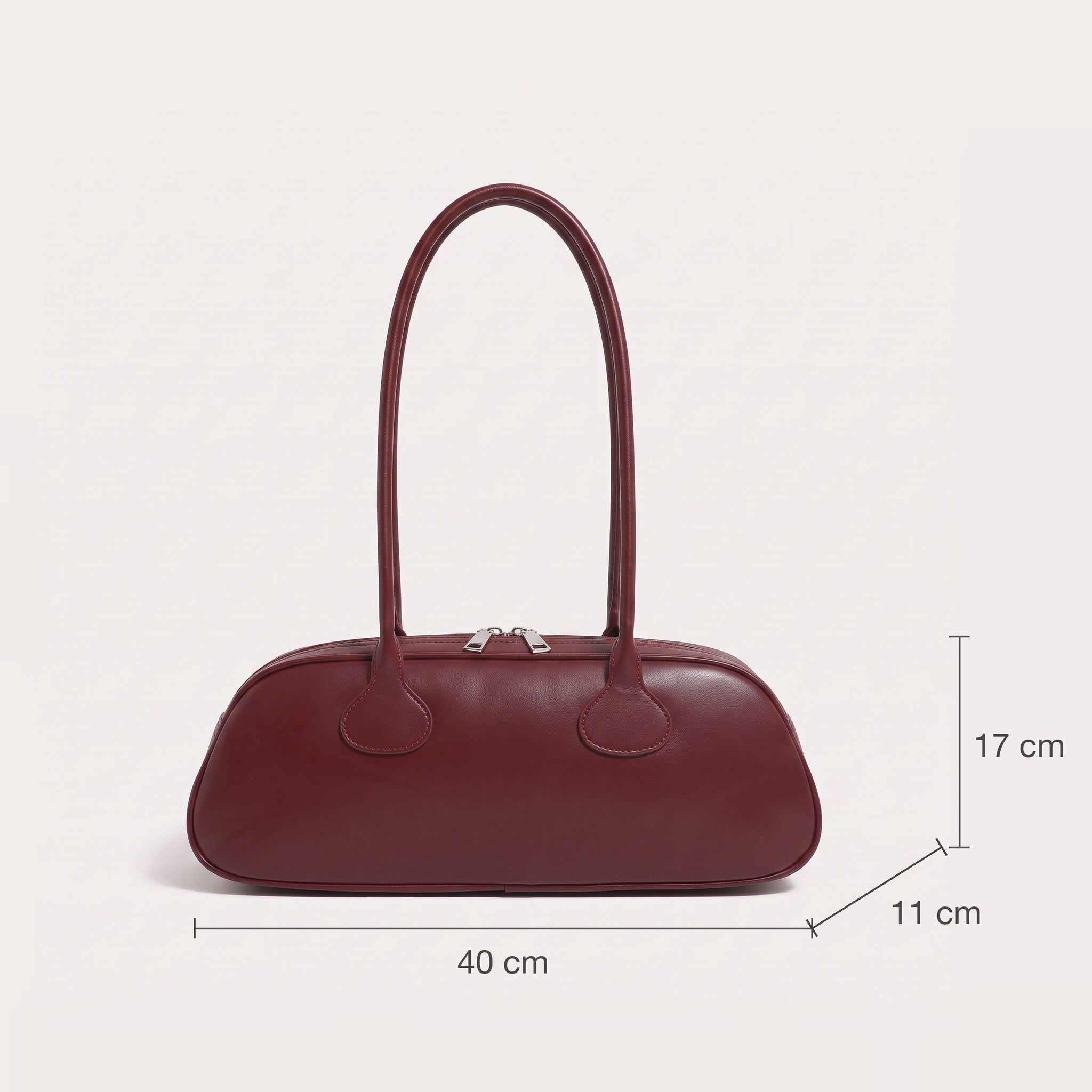 Sac baguette GRETA, dimensions