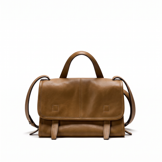Sac HANNA cognac, vue de face