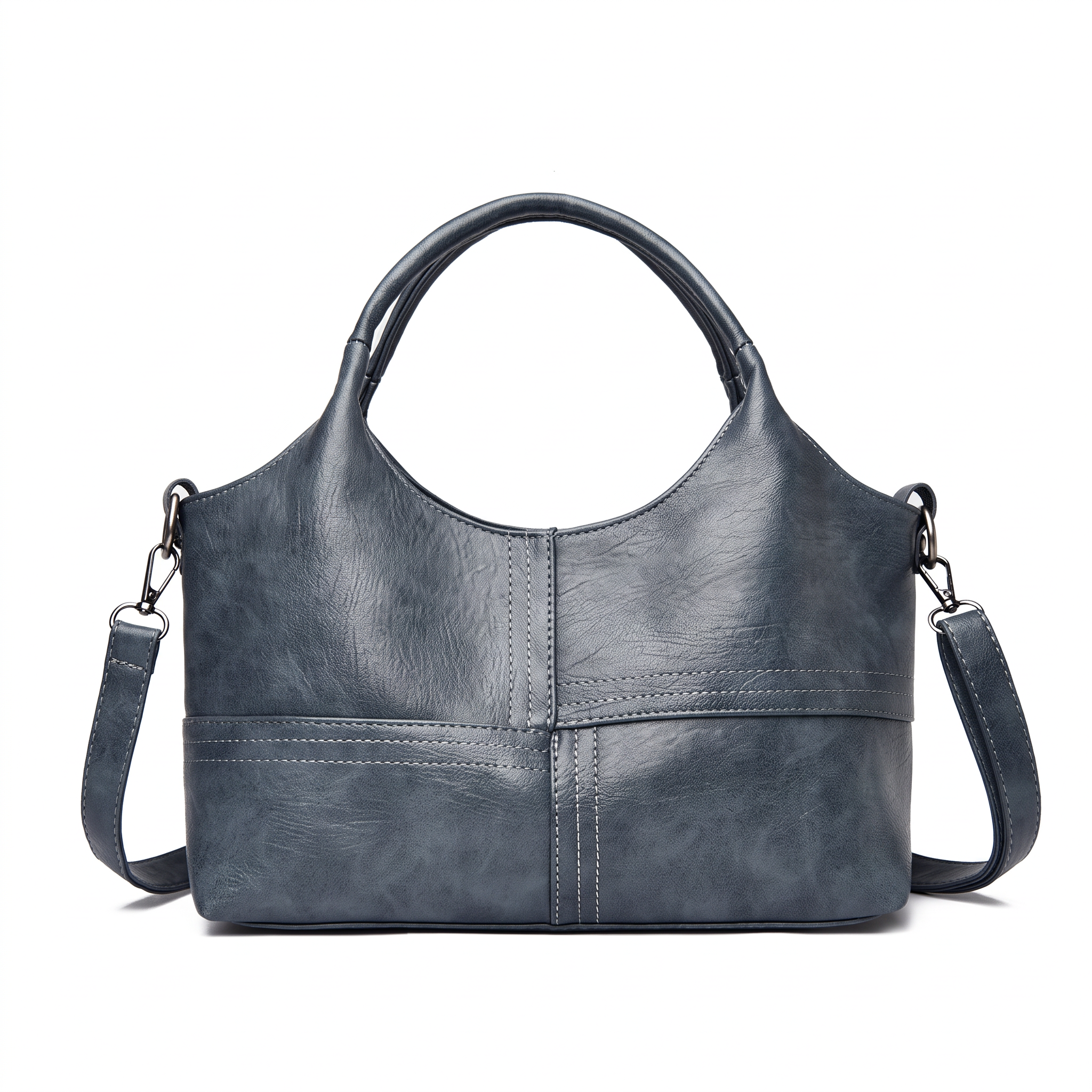 Sac JULIA bleu jean, vue de face