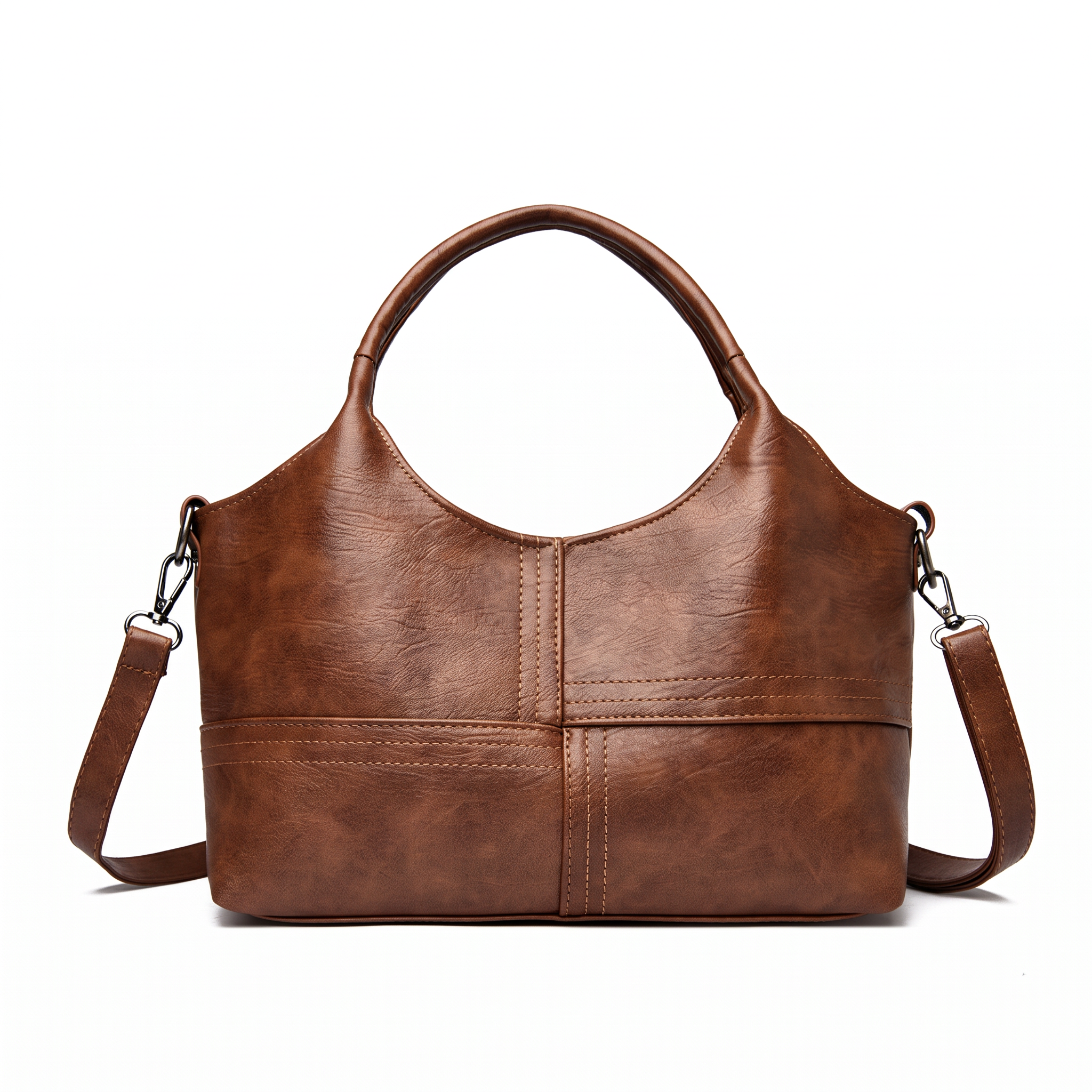 Sac JULIA camel, vue de face