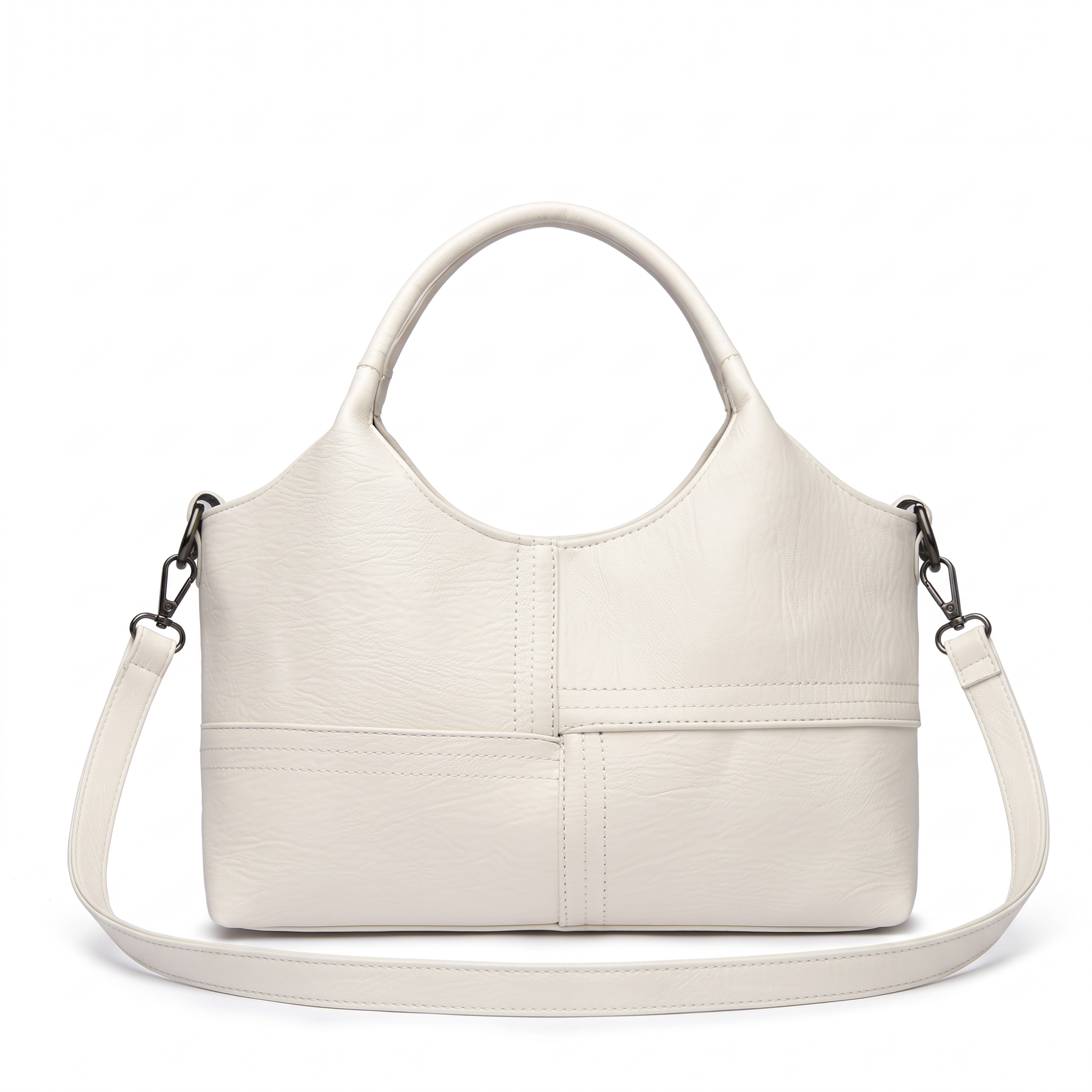 Sac JULIA crème, vue de face