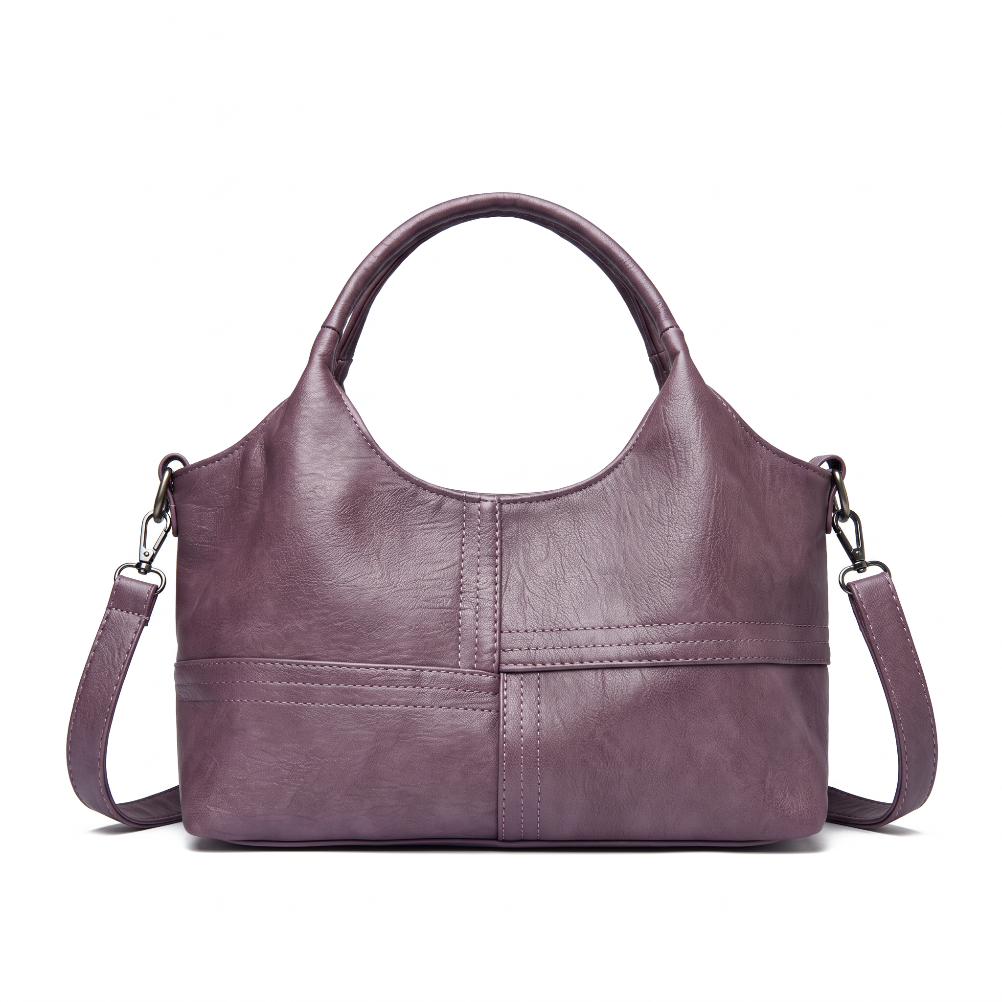 Sac JULIA prune, vue de face