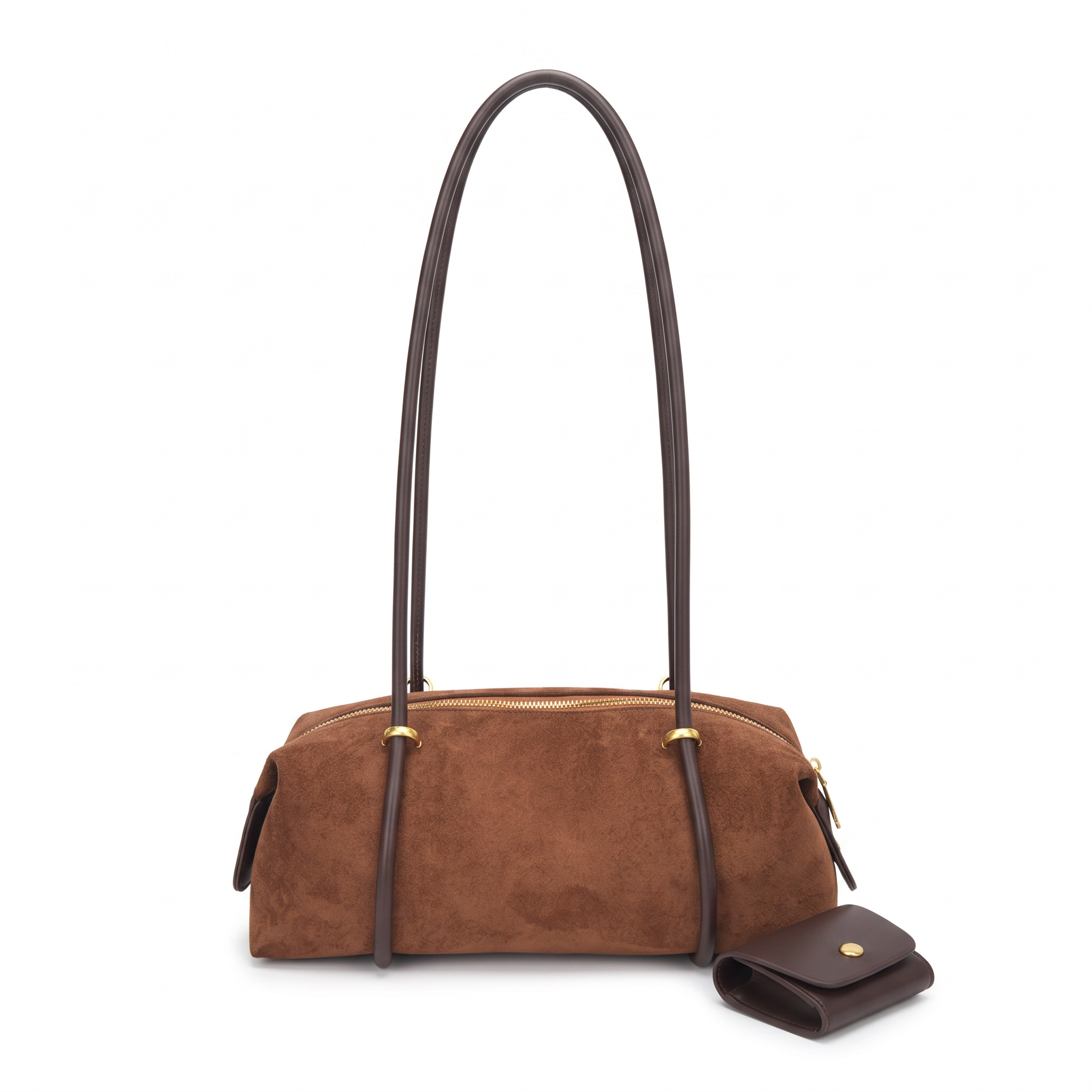 Sac KIRA marron, avec son porte-monnaie