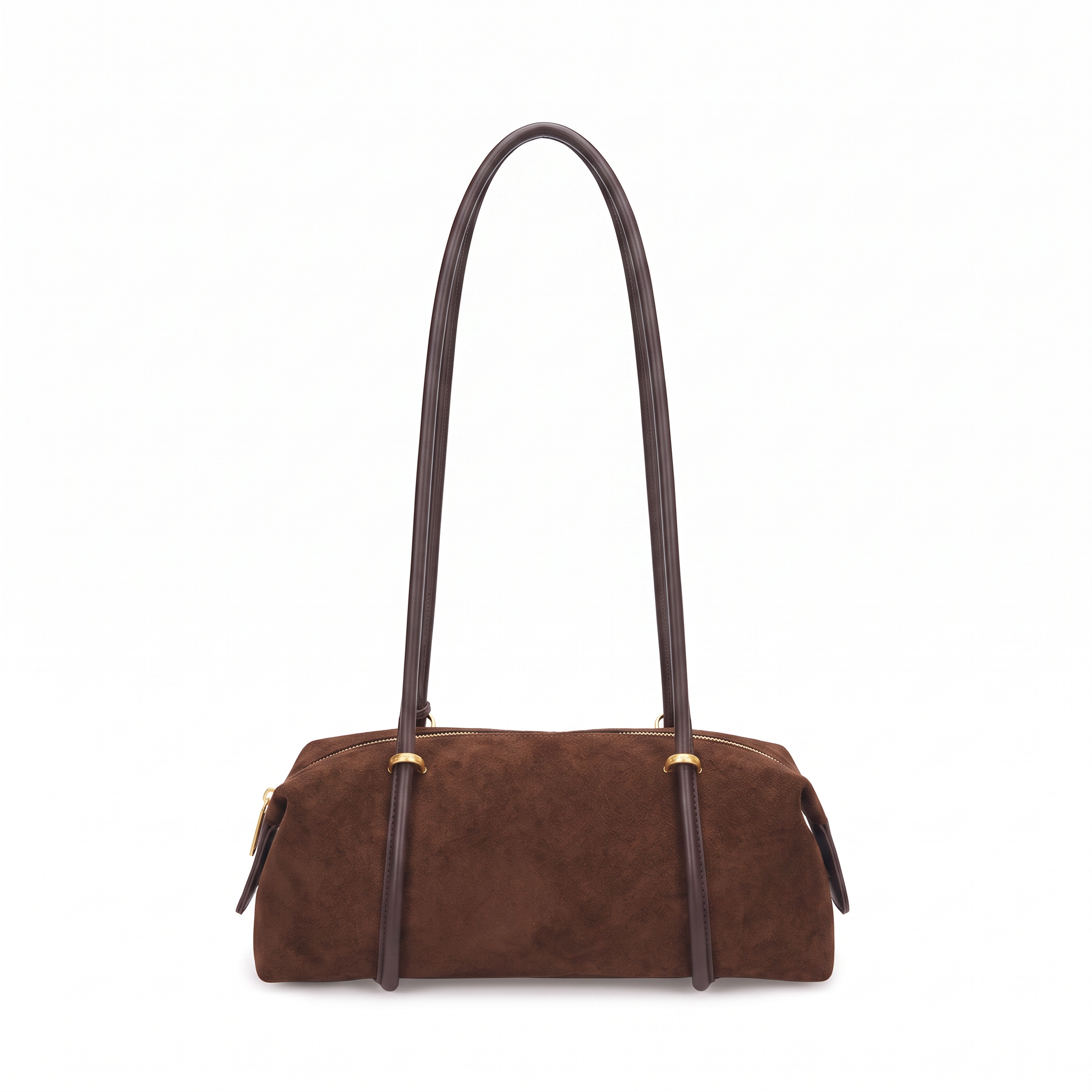 Sac KIRA marron foncé, vue de face