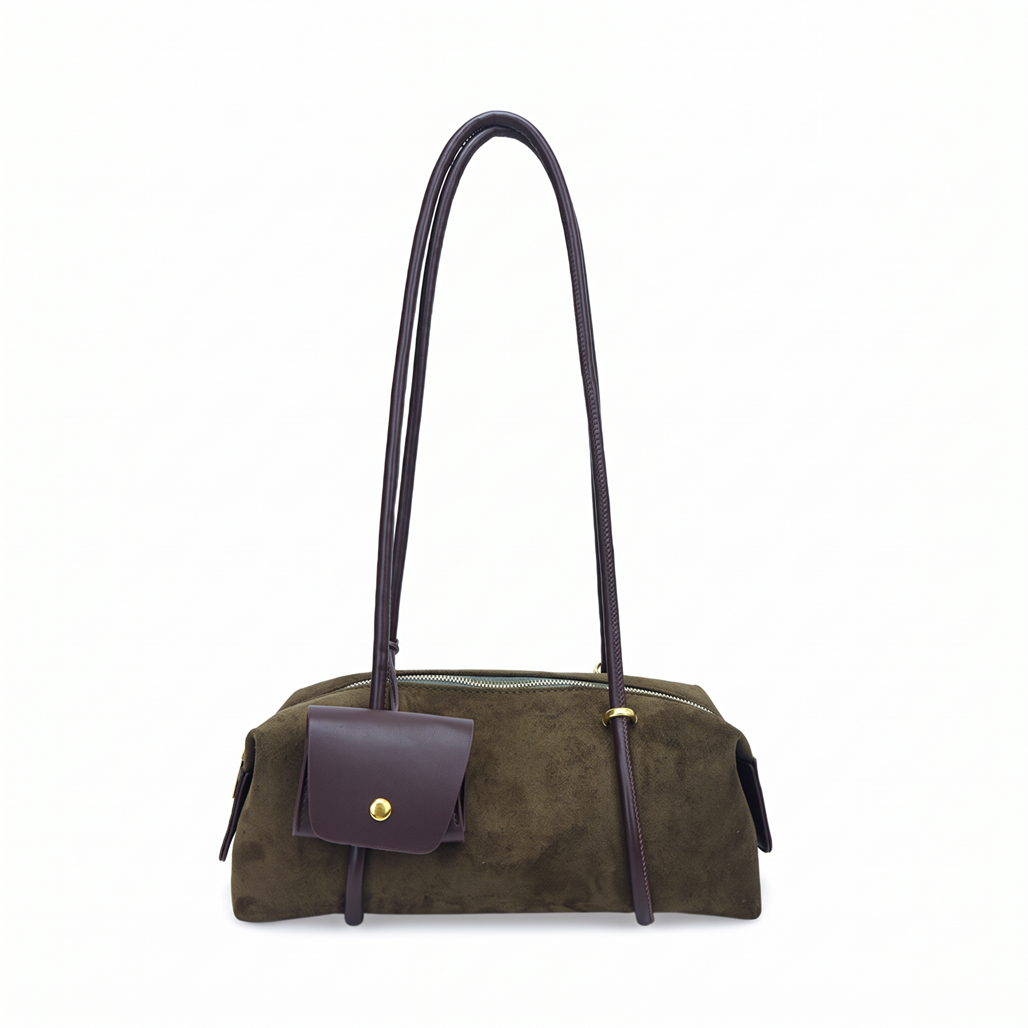Sac KIRA vert olive, avec son porte-monnaie