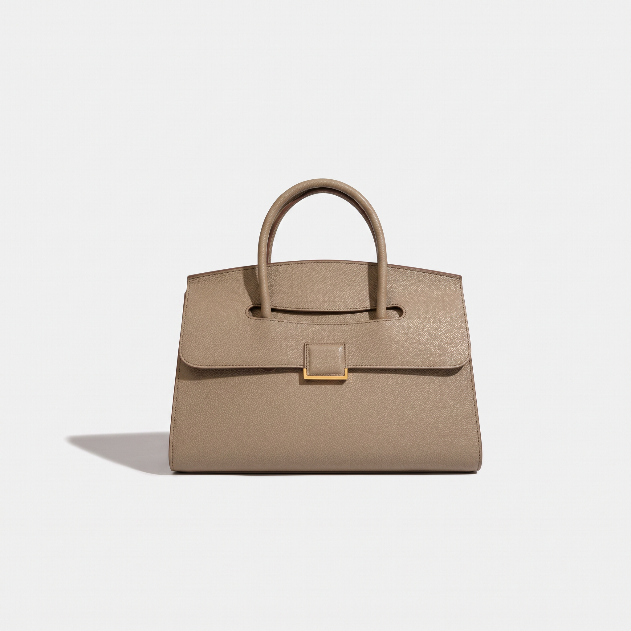Sac à main MADISON taupe, vue de face