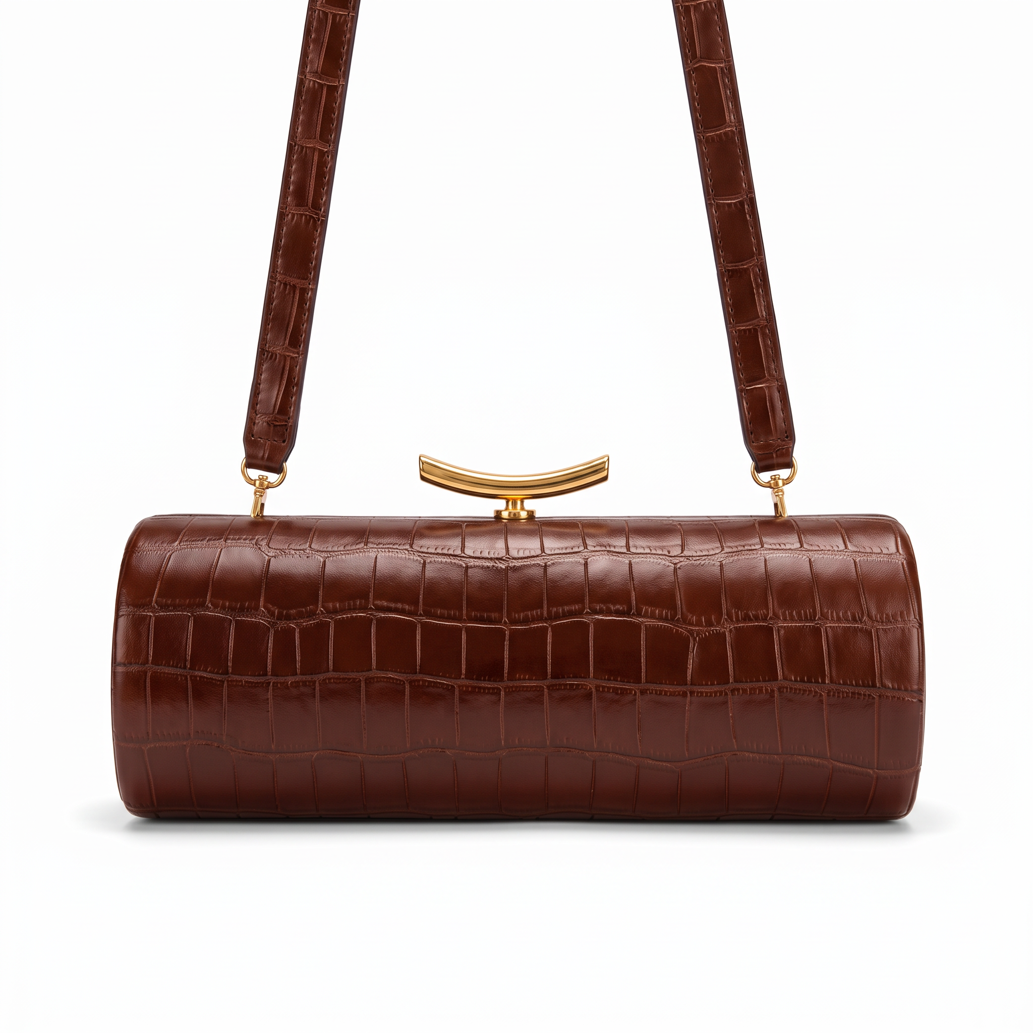 Pochette NADIA marron, vue de face