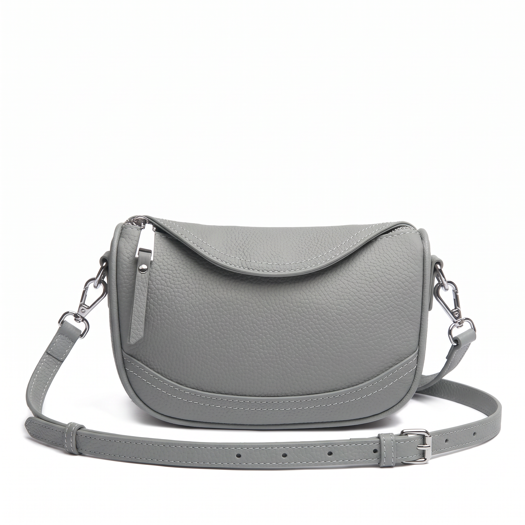 Sac NAYA gris, vue de face