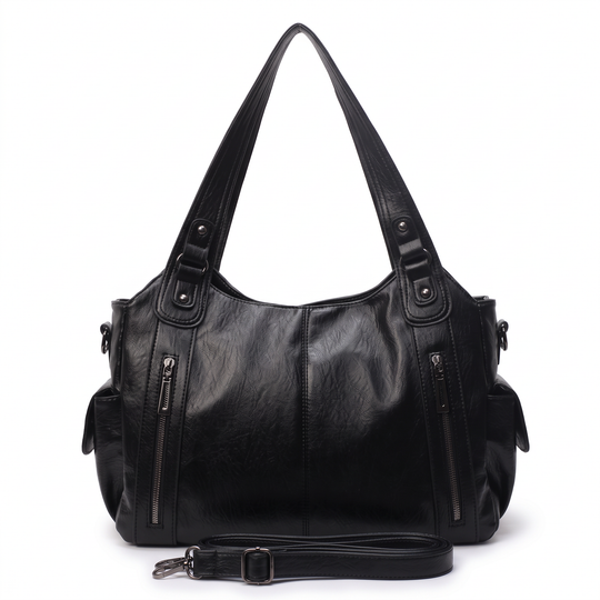 Sac PALOMA noir, vue de face