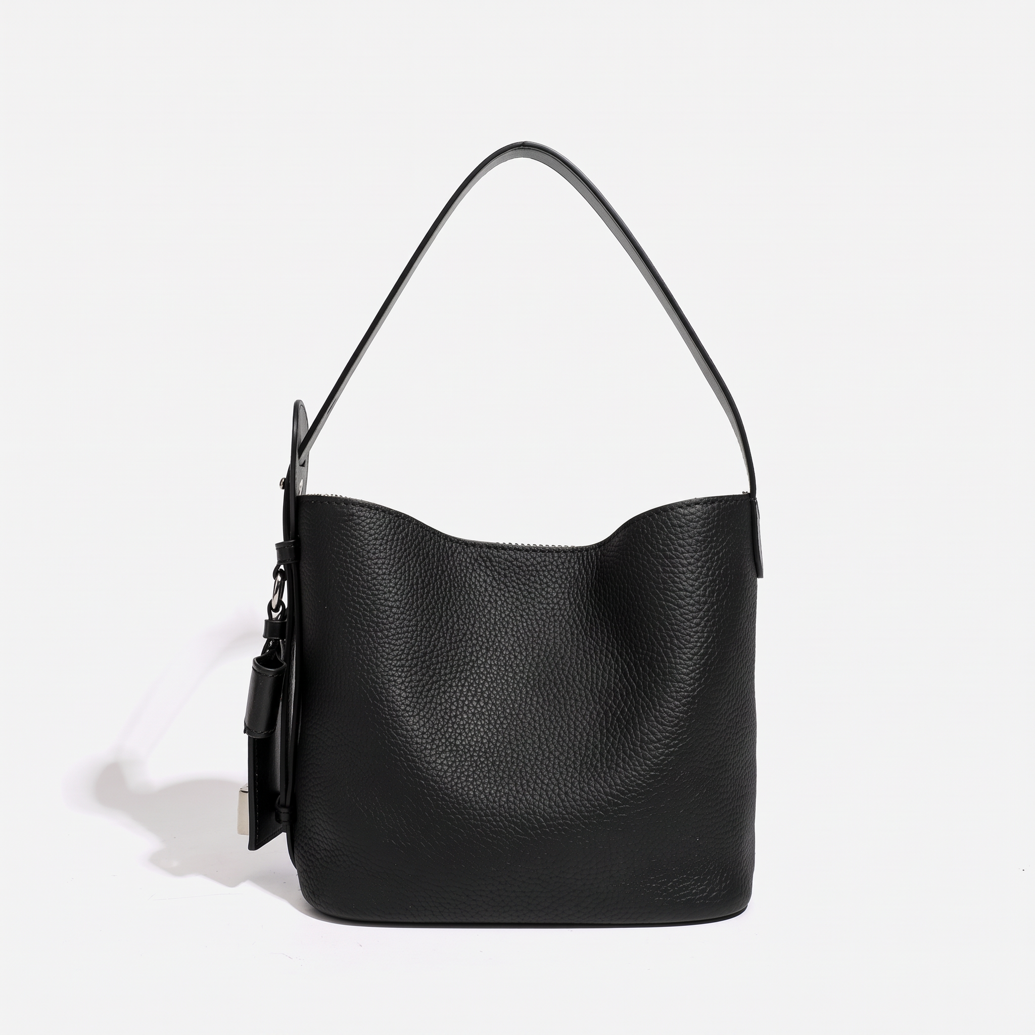 Sac PRIYA noir, vue de face