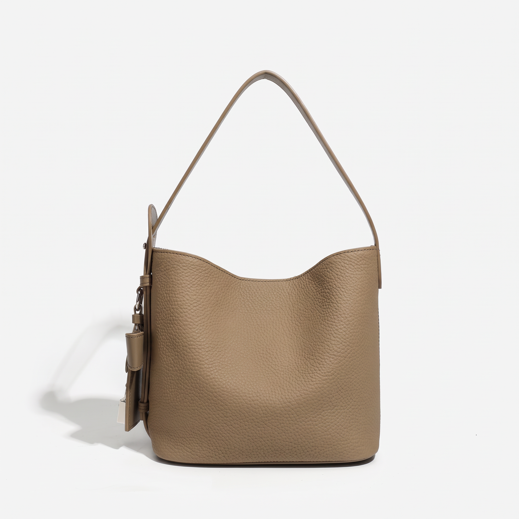 Sac PRIYA taupe, vue de face
