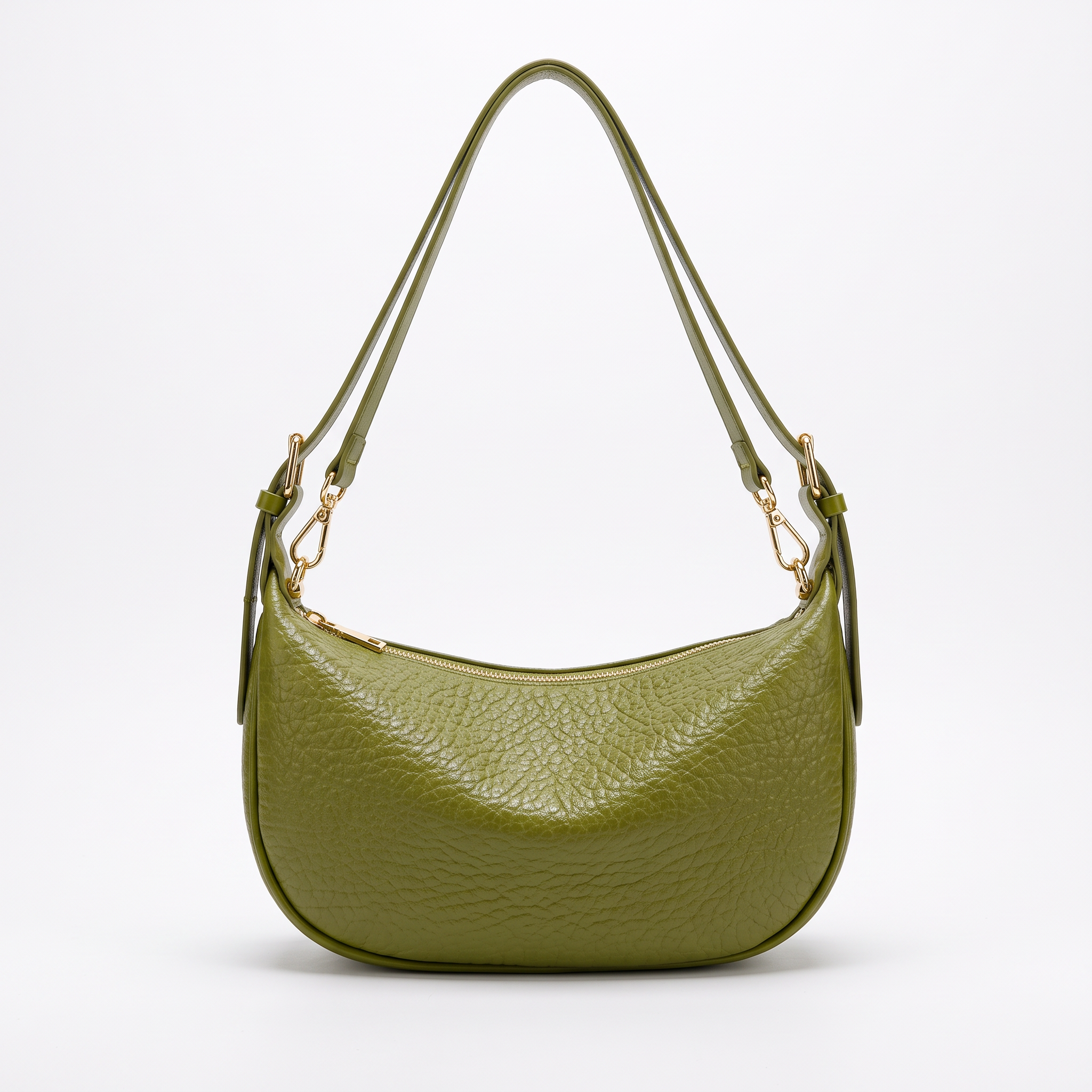 Sac SAKURA vert olive, vue de face