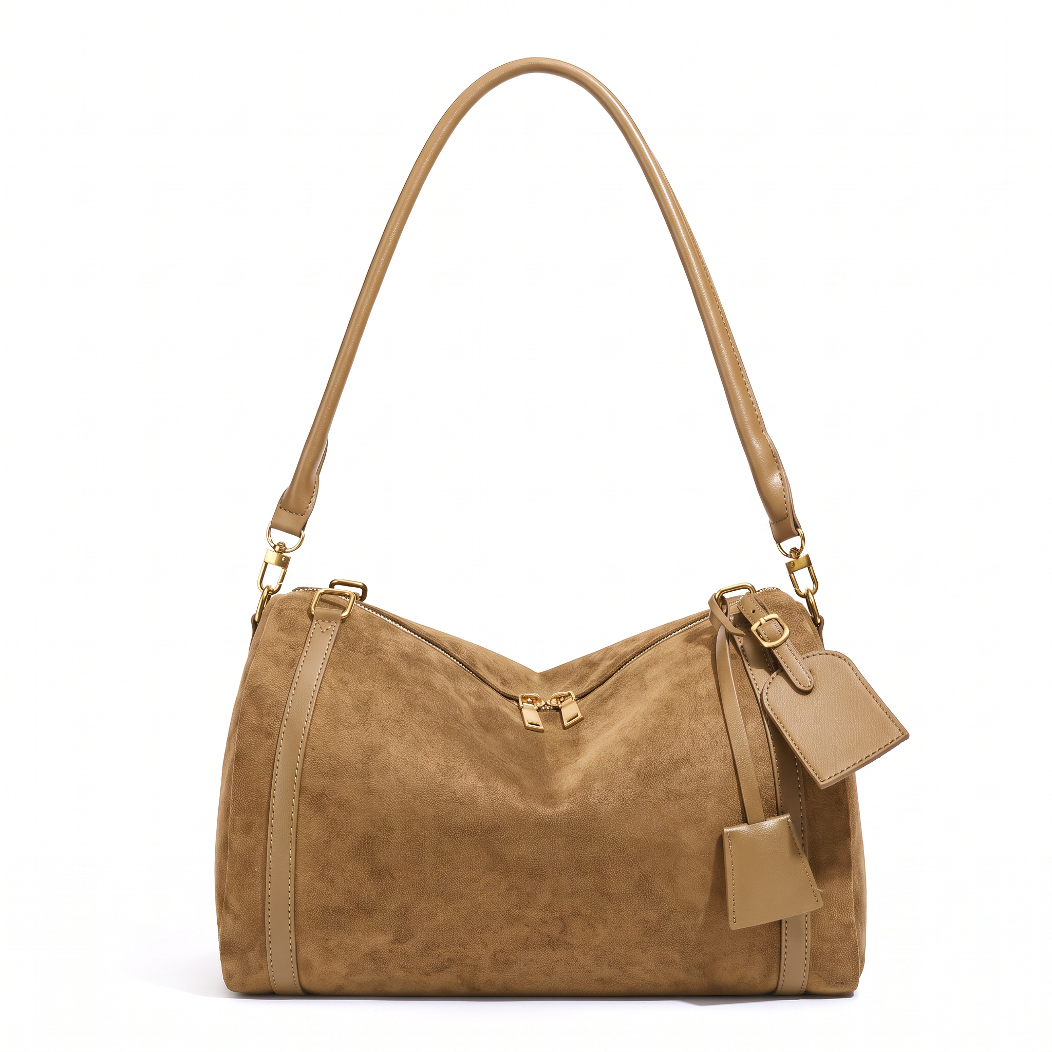 Sac VERA camel, vue de face