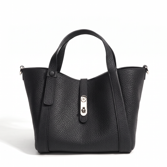 Sac XENIA noir, vue de face