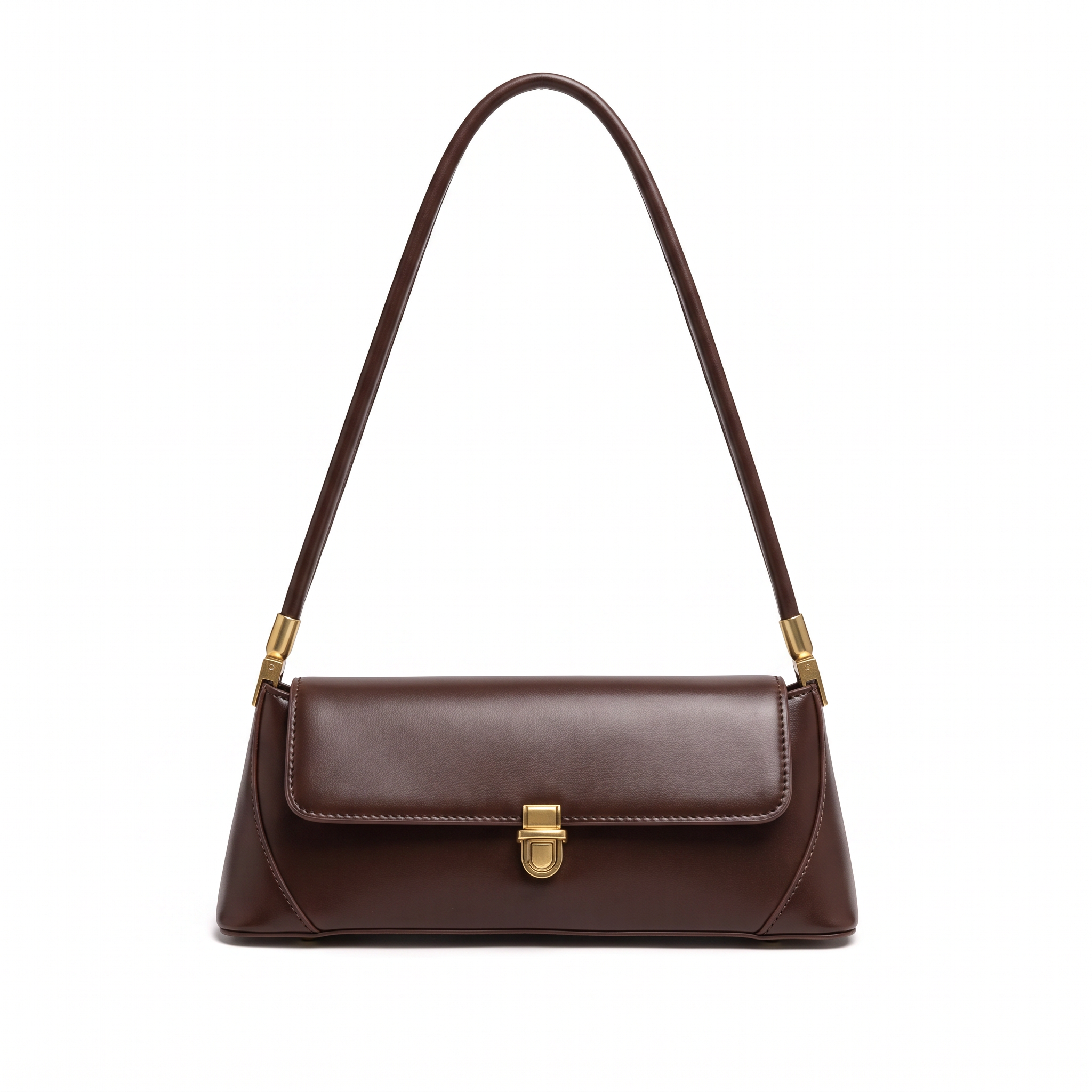 Sac ZELIE marron, vue de face