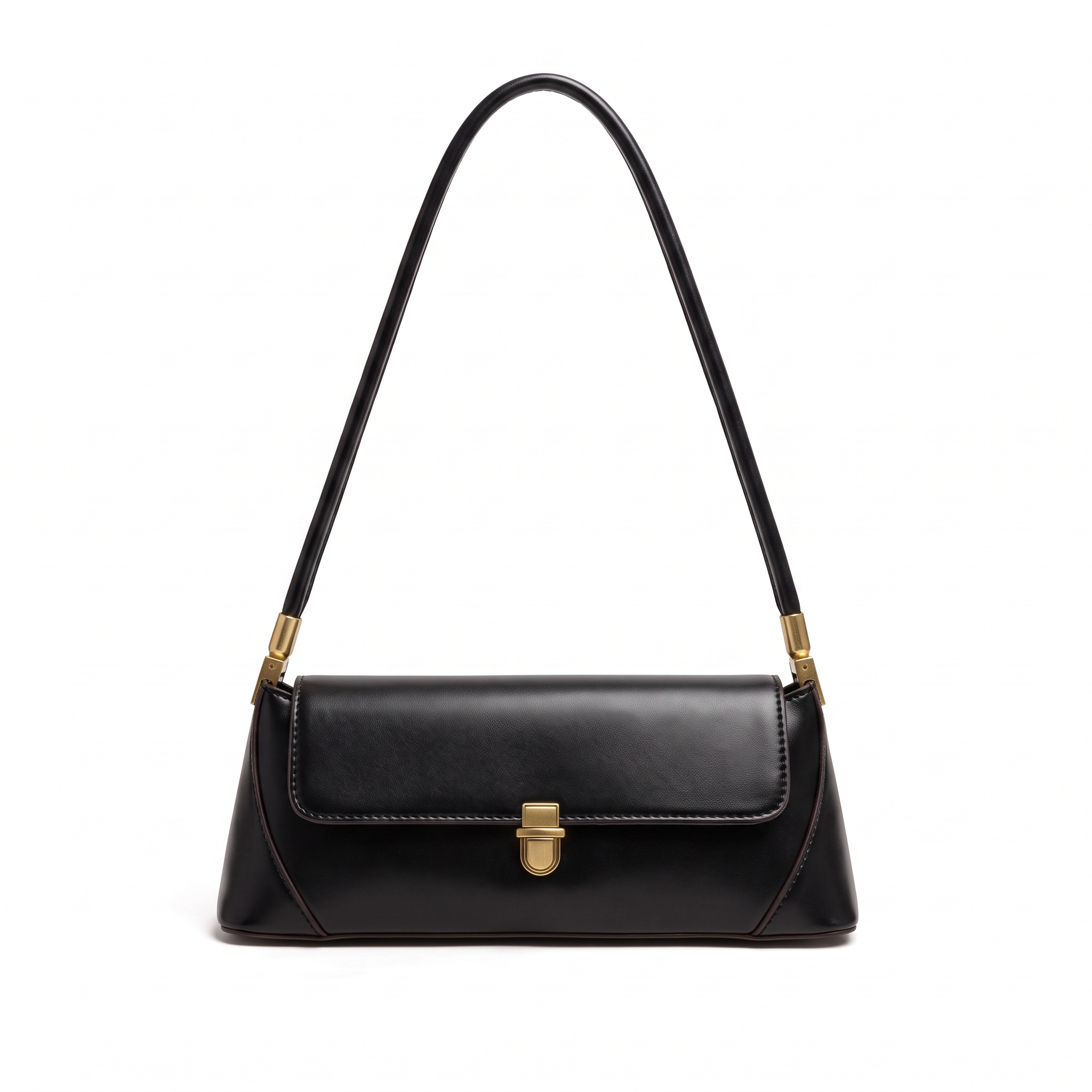Sac ZELIE noir, vue de face